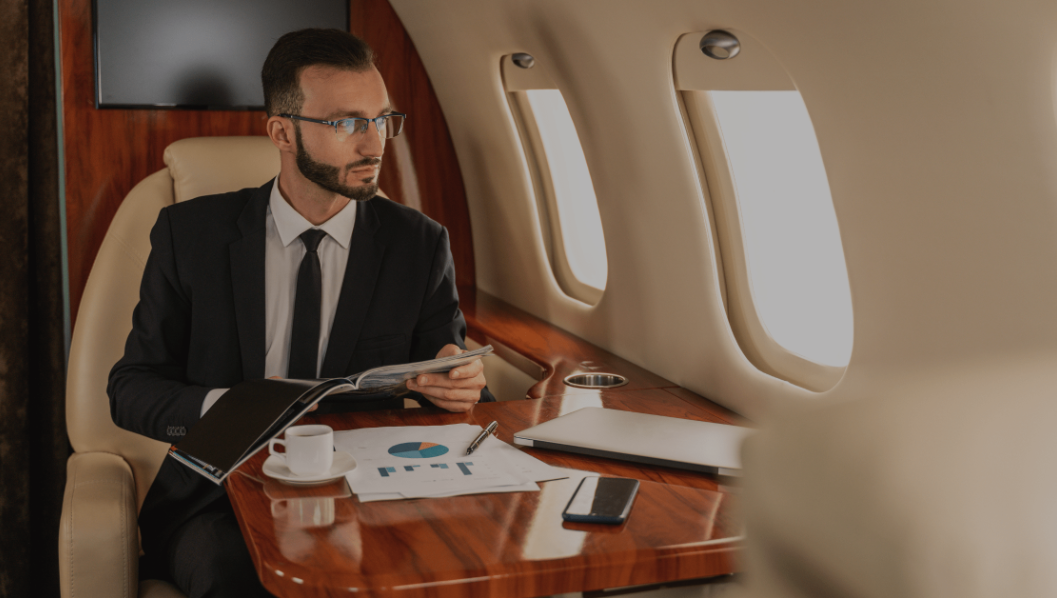 luxury jet charter pasajero